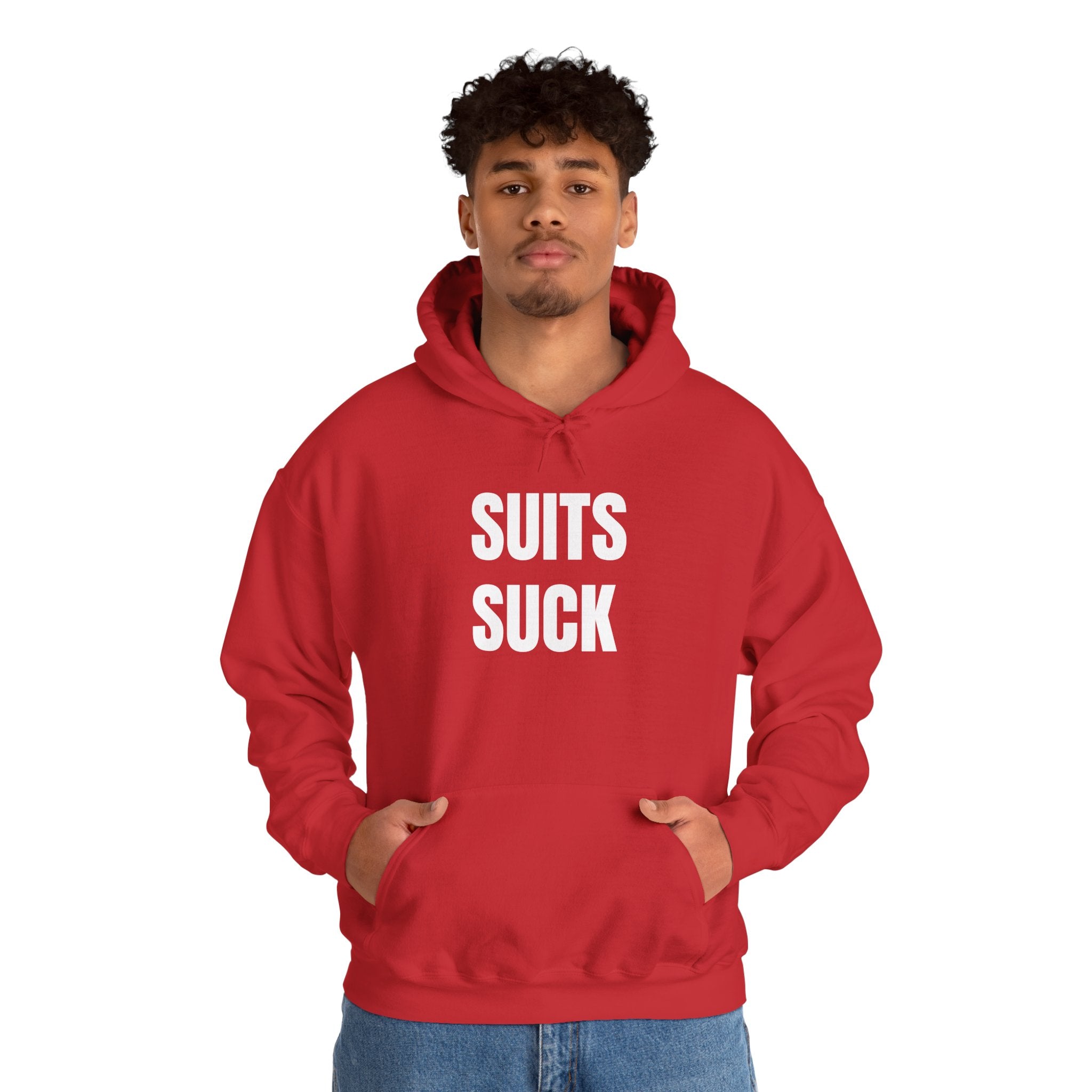 SUITS SUCK Hooded Sweatshirt